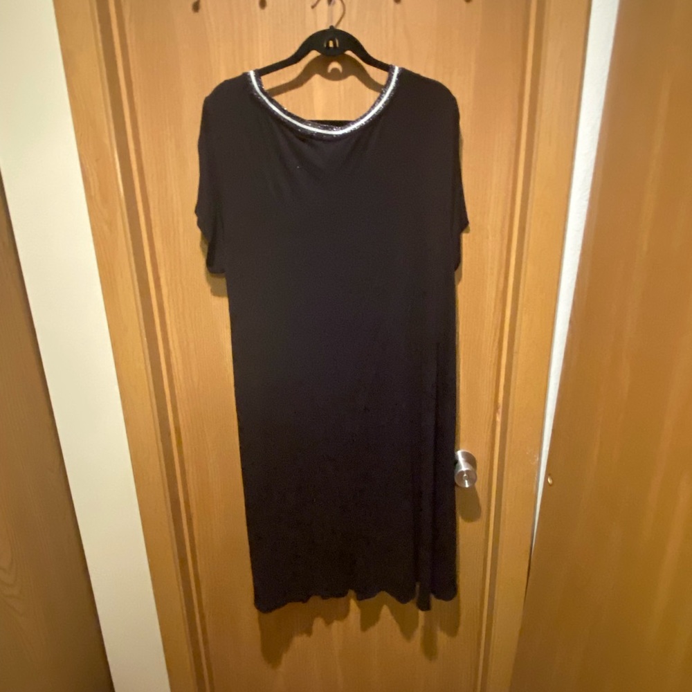 Black t-shirt dress